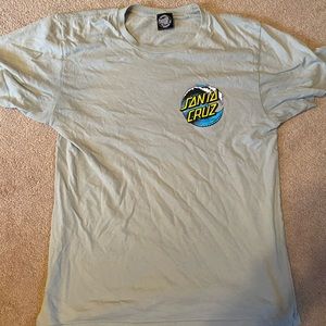 Gray/Blue Santa Cruz T-Shirt Size Medium